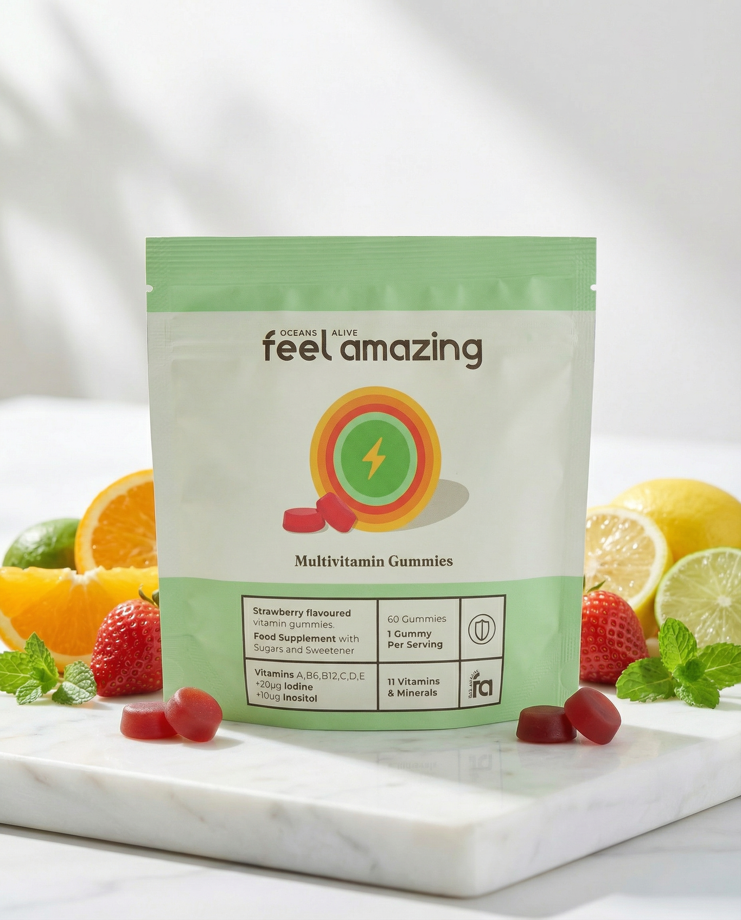 Feel Amazing Feel Amazing Multivitamin | 60 Gummies | Pouch