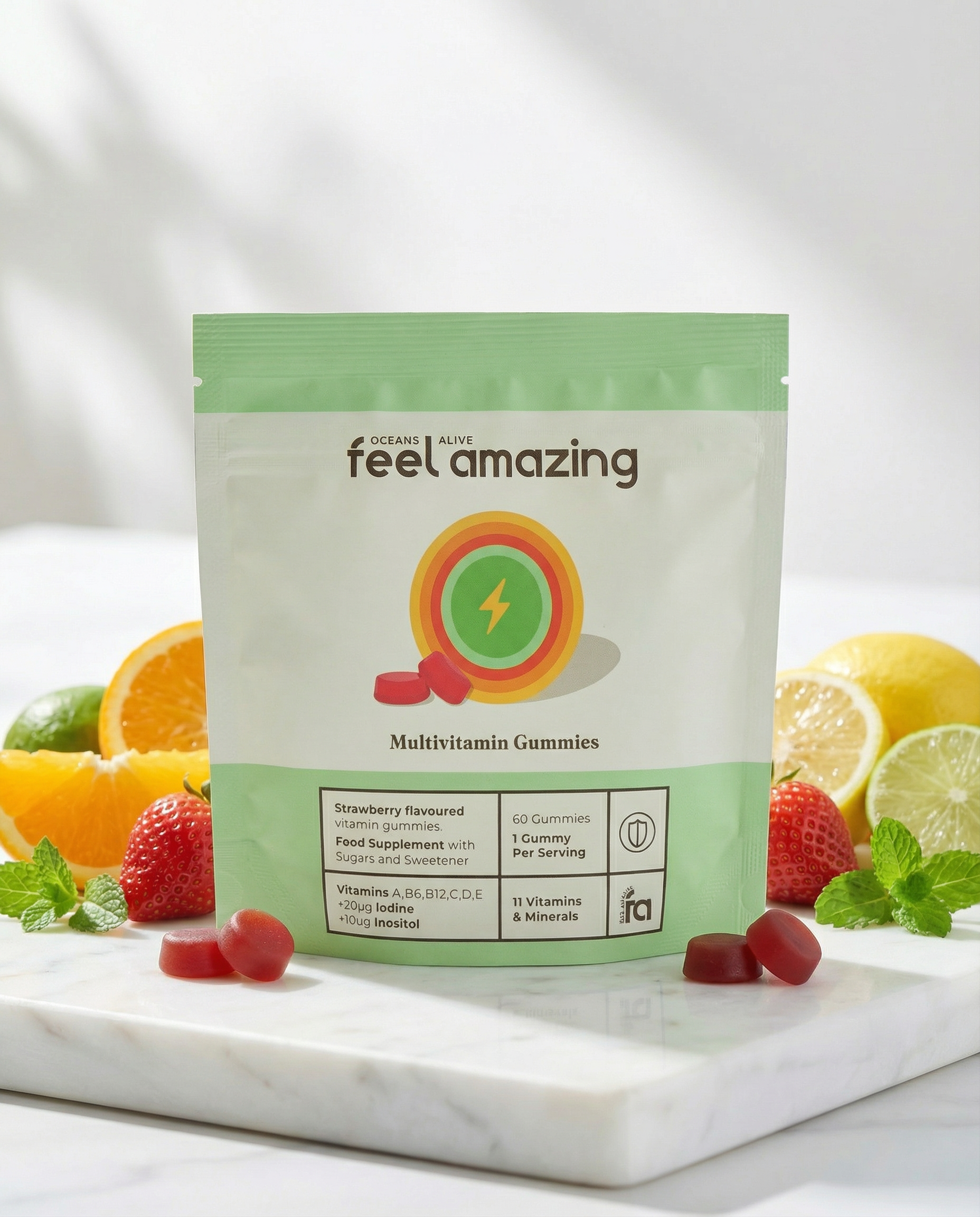 Feel Amazing Feel Amazing Multivitamin | 60 Gummies | Pouch