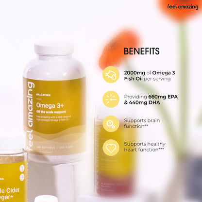 Feel Amazing Feel Amazing Omega 3+ | 240 Softgels
