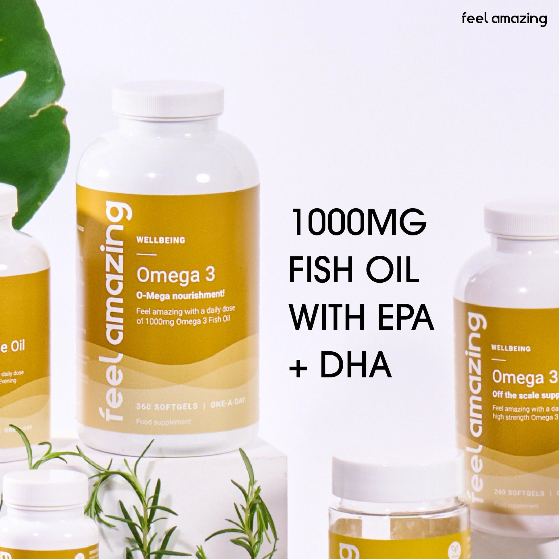 Feel Amazing Feel Amazing Omega 3 | 360 Softgels