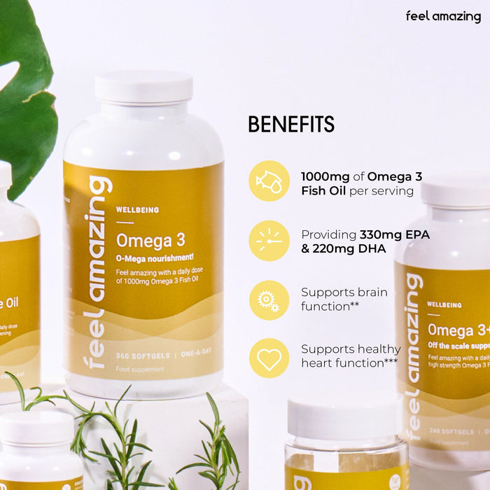 Feel Amazing Feel Amazing Omega 3 | 360 Softgels