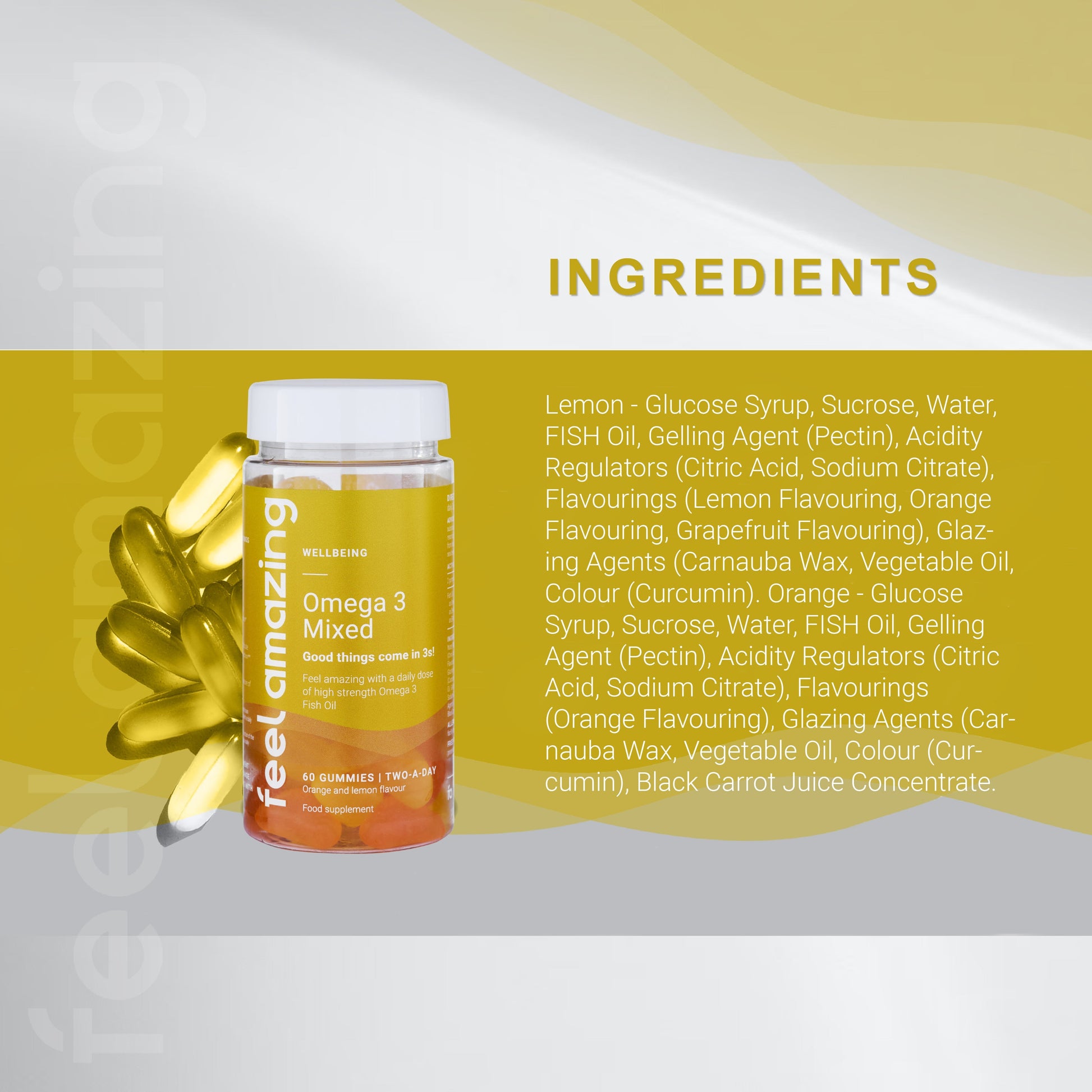 Feel Amazing Feel Amazing Omega 3 | 60 Gummies