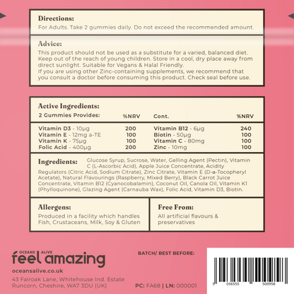 Feel Amazing Feel Amazing Pregnancy | 60 Gummies | Pouch