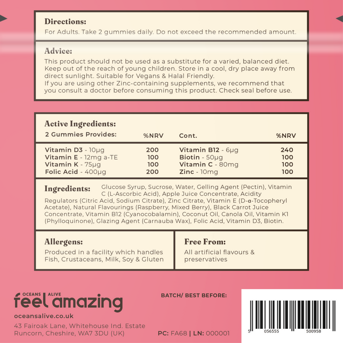 Feel Amazing Feel Amazing Pregnancy | 60 Gummies | Pouch