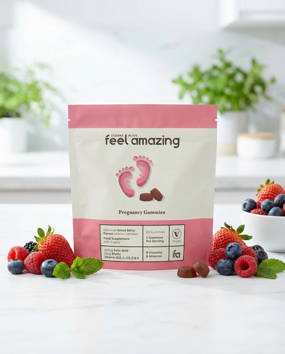 Feel Amazing Feel Amazing Pregnancy | 60 Gummies | Pouch