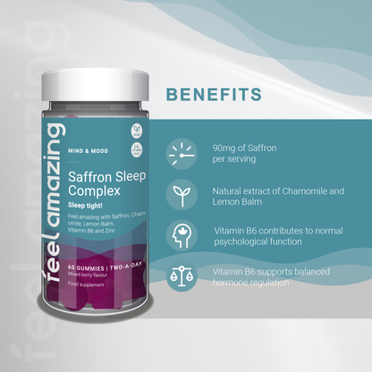 Feel Amazing Feel Amazing Saffron Sleep Complex | 60 Gummies