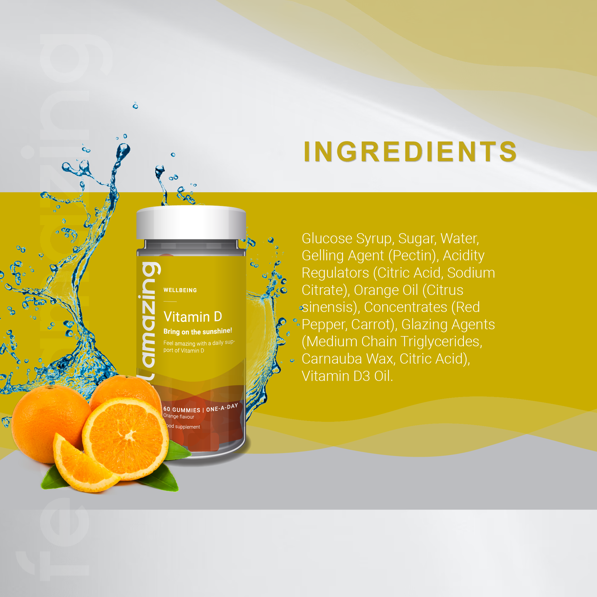 Feel Amazing Feel Amazing Vitamin D | 60 Gummies