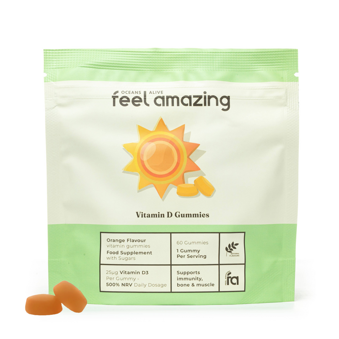 Feel Amazing Feel Amazing Vitamin D | 60 Gummies | Pouch