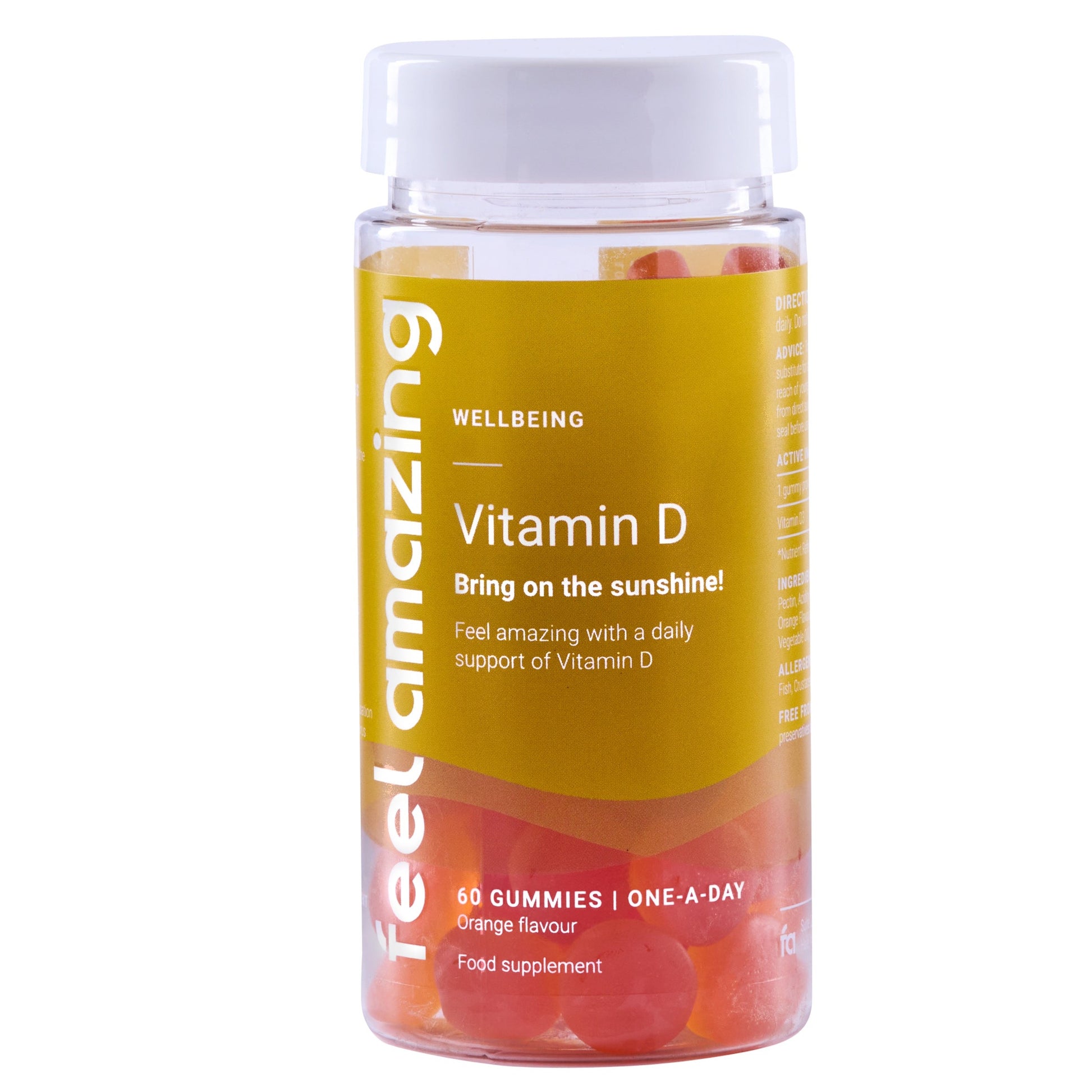 Feel Amazing Single Unit Feel Amazing Vitamin D | 60 Gummies
