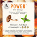 Grass & Co Mushrooms Mushrooms Grass & Co. POWER Shiitake Mushrooms with Holy Basil + Iron | 60 Vegan Capsules