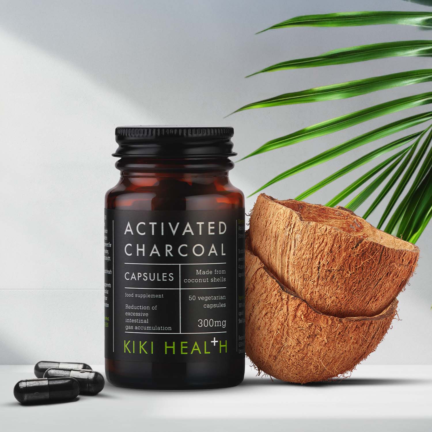 Kiki Health KIKI Health Activated Charcoal | 50 Capsules