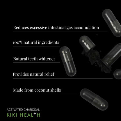 Kiki Health KIKI Health Activated Charcoal | 50 Capsules