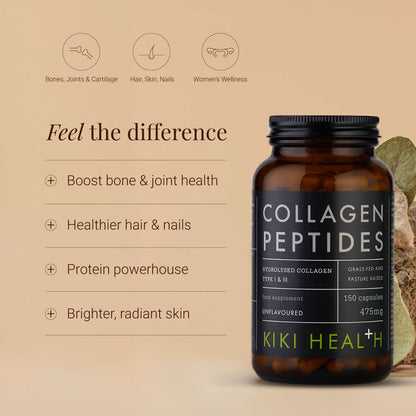 Kiki Health KIKI Health Bovine Collagen Peptides - 150 Vegicaps