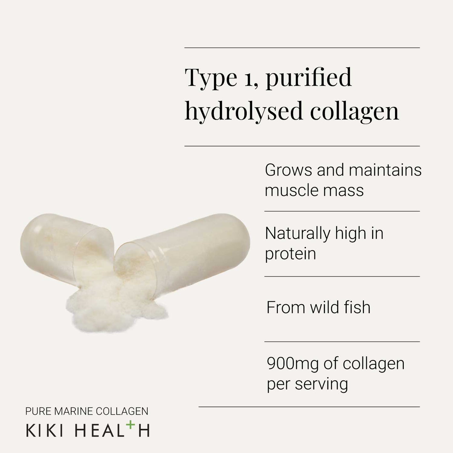 Kiki Health KIKI Health Collagen Pure Marine | 150 Capsules