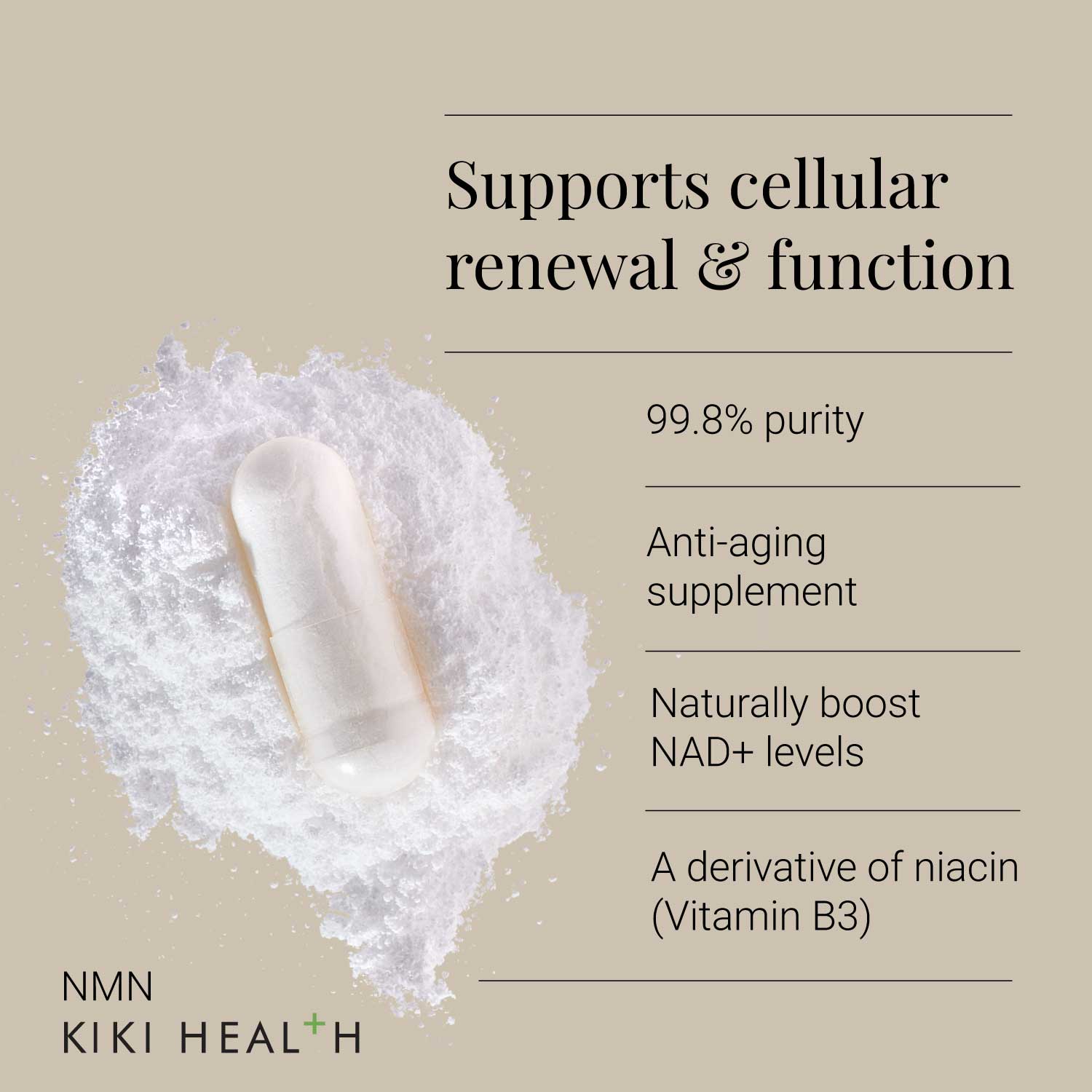 Kiki Health KIKI Health NMN | 60 Vegicaps