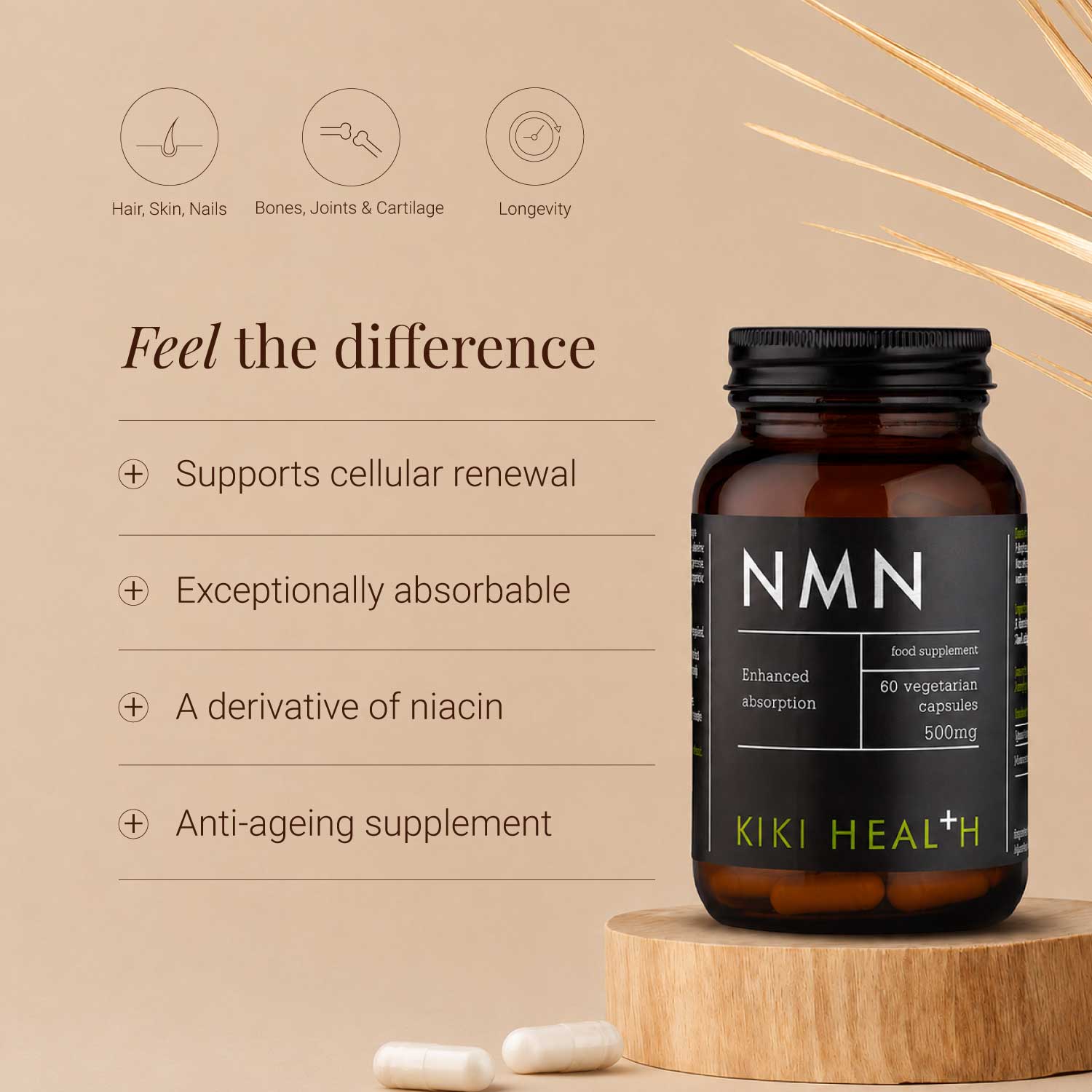 Kiki Health KIKI Health NMN | 60 Vegicaps