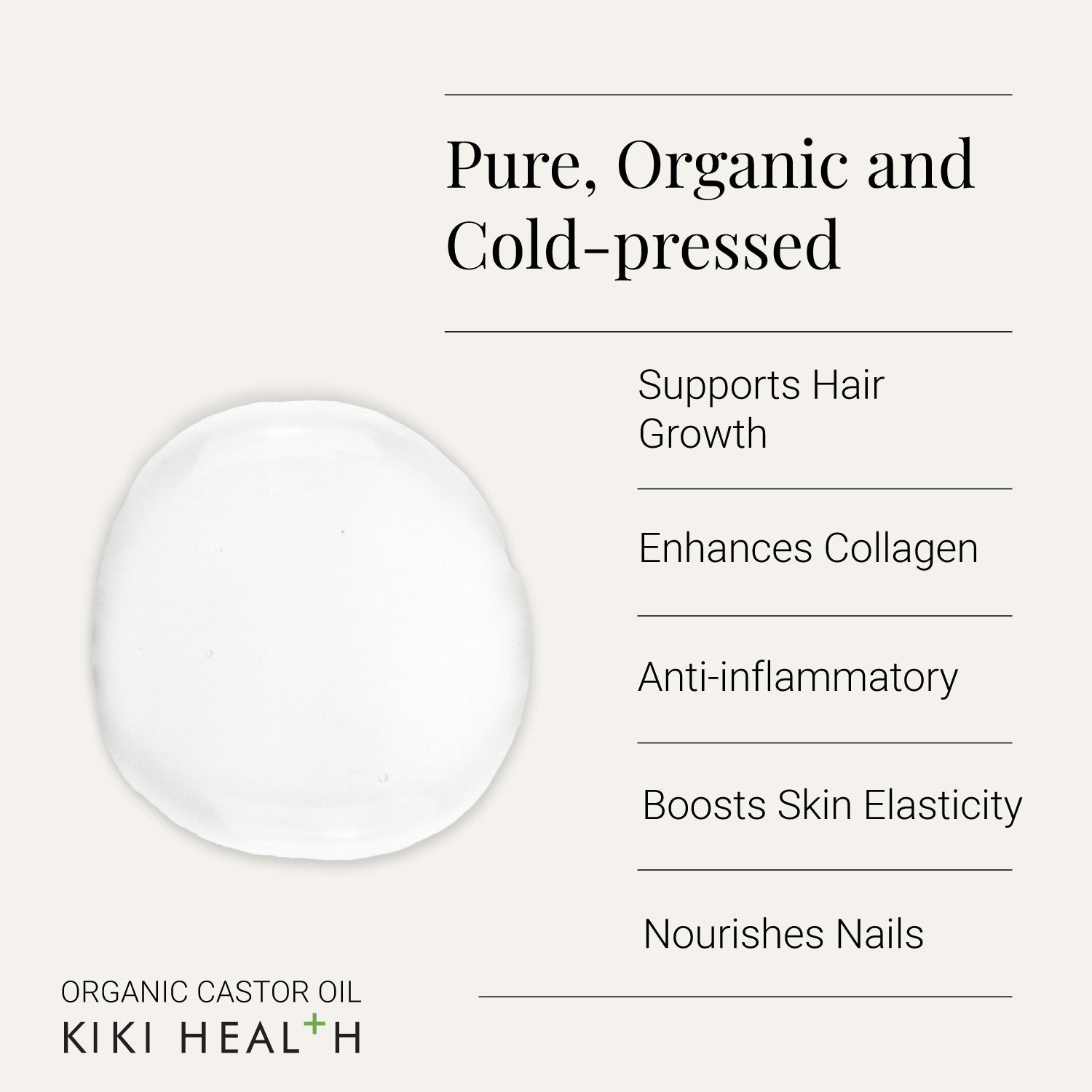 Kiki Health KIKI Health Organic Castor Oil | 250ml