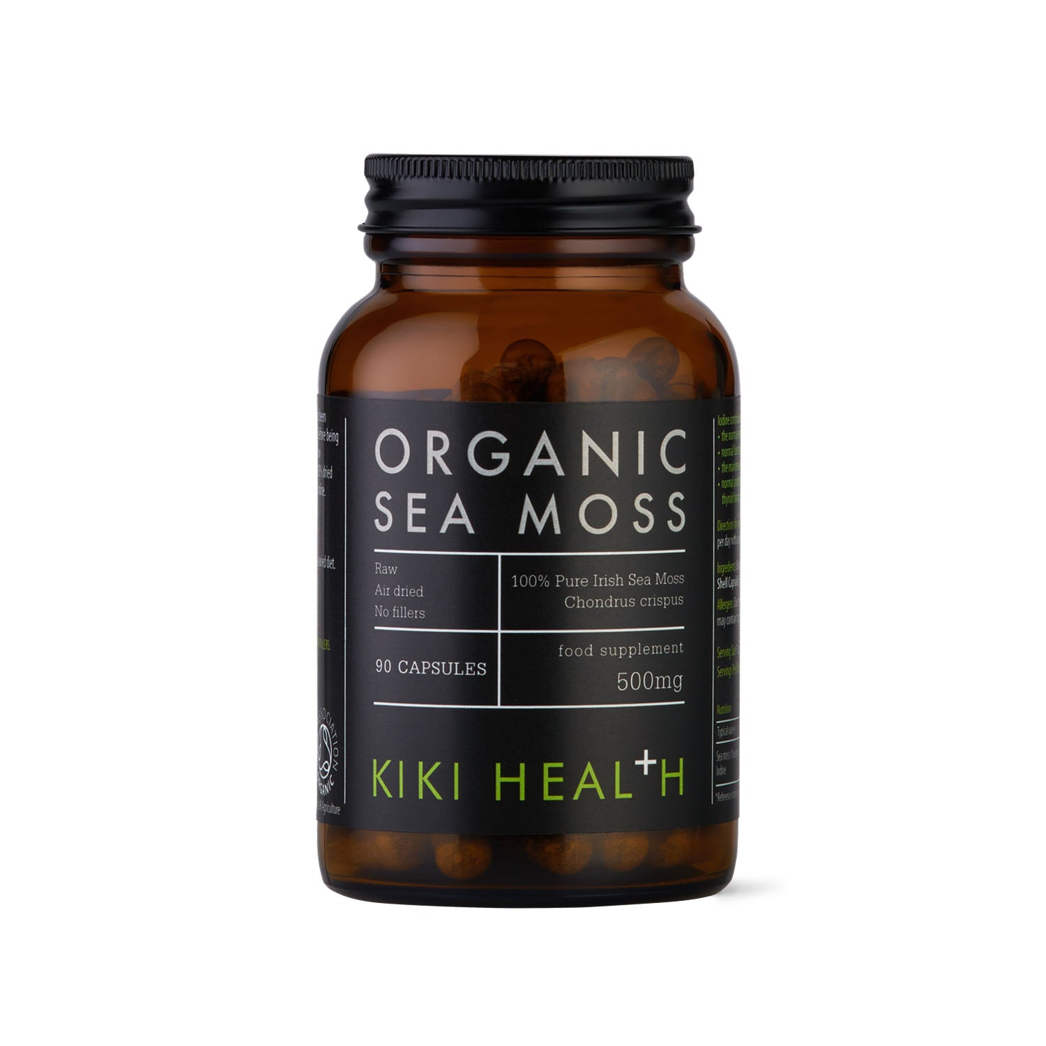 Kiki Health KIKI Health Organic Irish Sea Moss | 90 Capsules