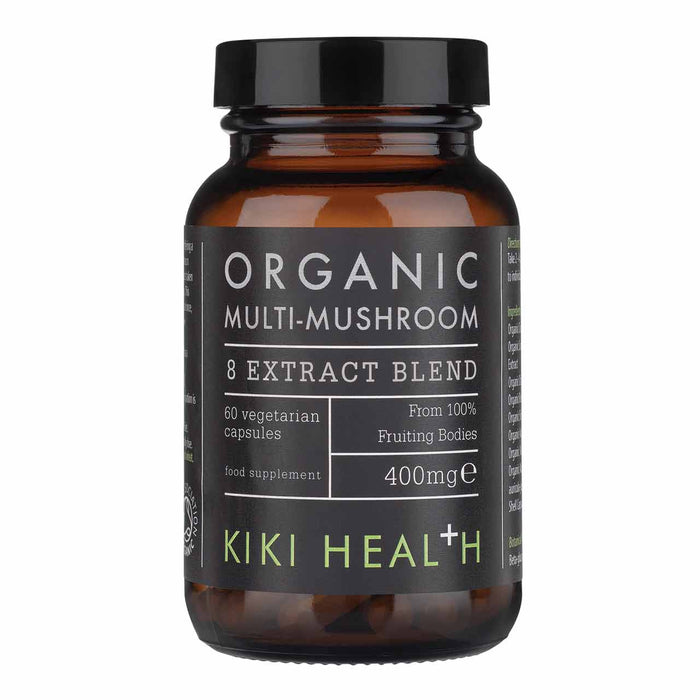 Kiki Health KIKI Health Organic Mushroom Extract 8 Multi Blend | 60 Caps