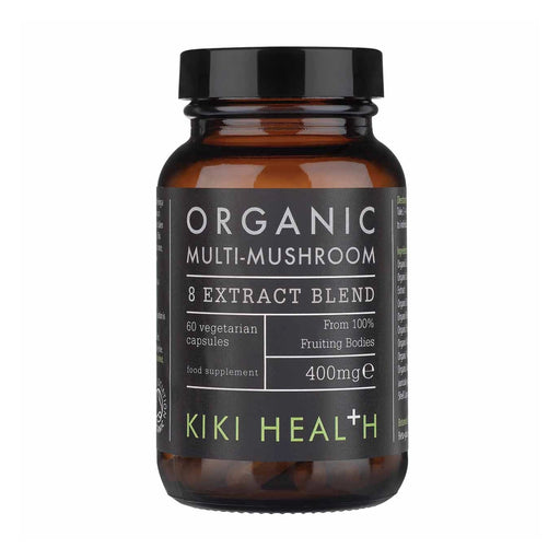 Kiki Health KIKI Health Organic Mushroom Extract 8 Multi Blend | 60 Capsules