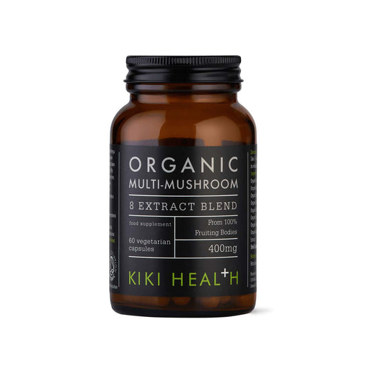 Kiki Health KIKI Health Organic Mushroom Extract 8 Multi Blend | 60 Capsules