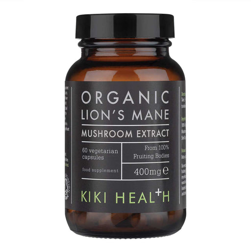 Kiki Health KIKI Health Organic Mushroom Extract Lion's Mane | 60 Caps