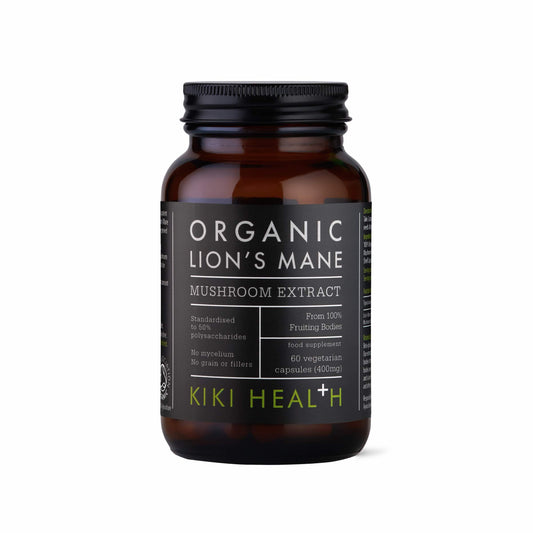 Kiki Health KIKI Health Organic Mushroom Extract Lion's Mane | 60 Capsules