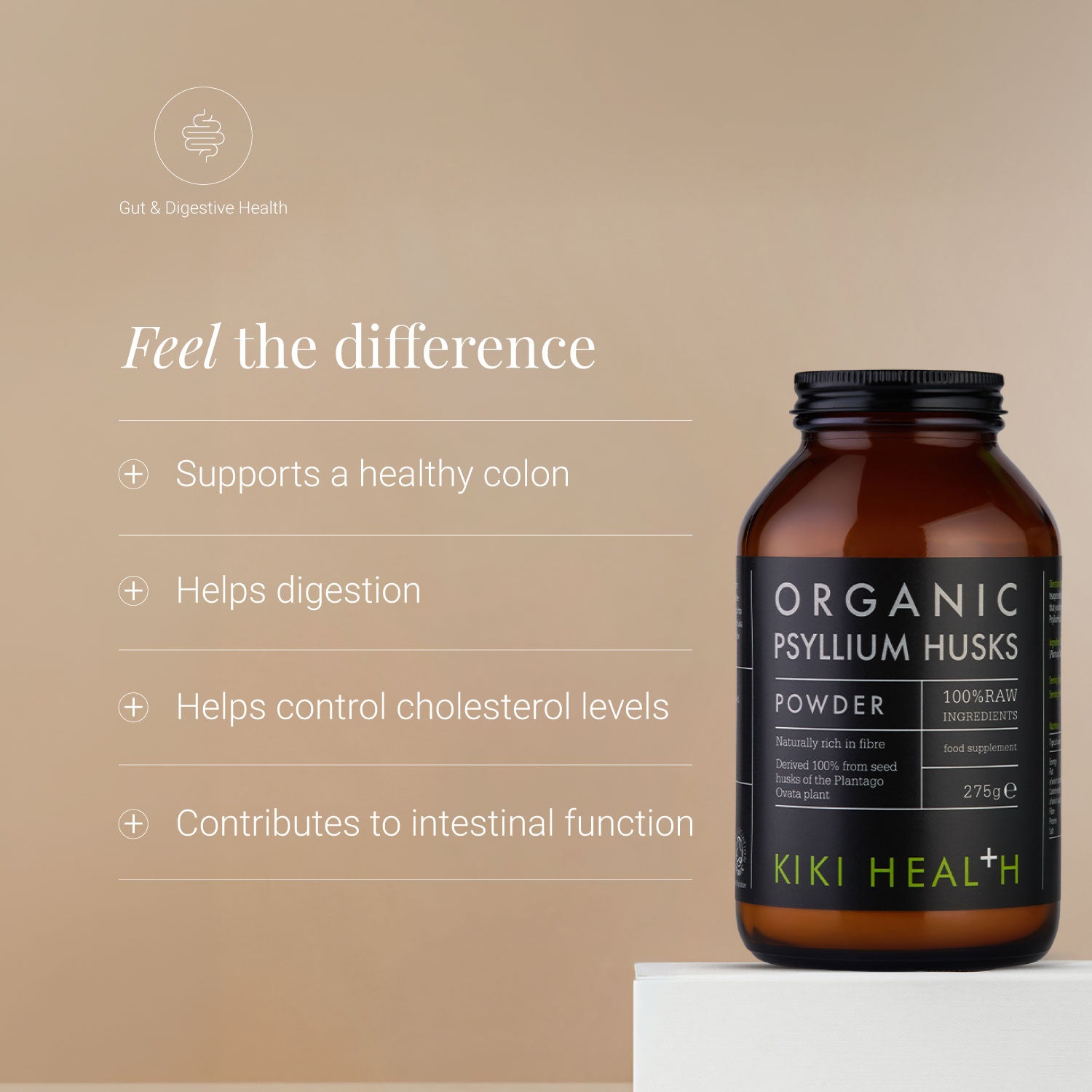 Kiki Health KIKI Health Organic Psyllium Husks | 275g
