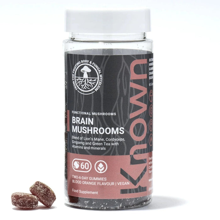 Known Nutrition Brain Mushrooms Vegan Gummies