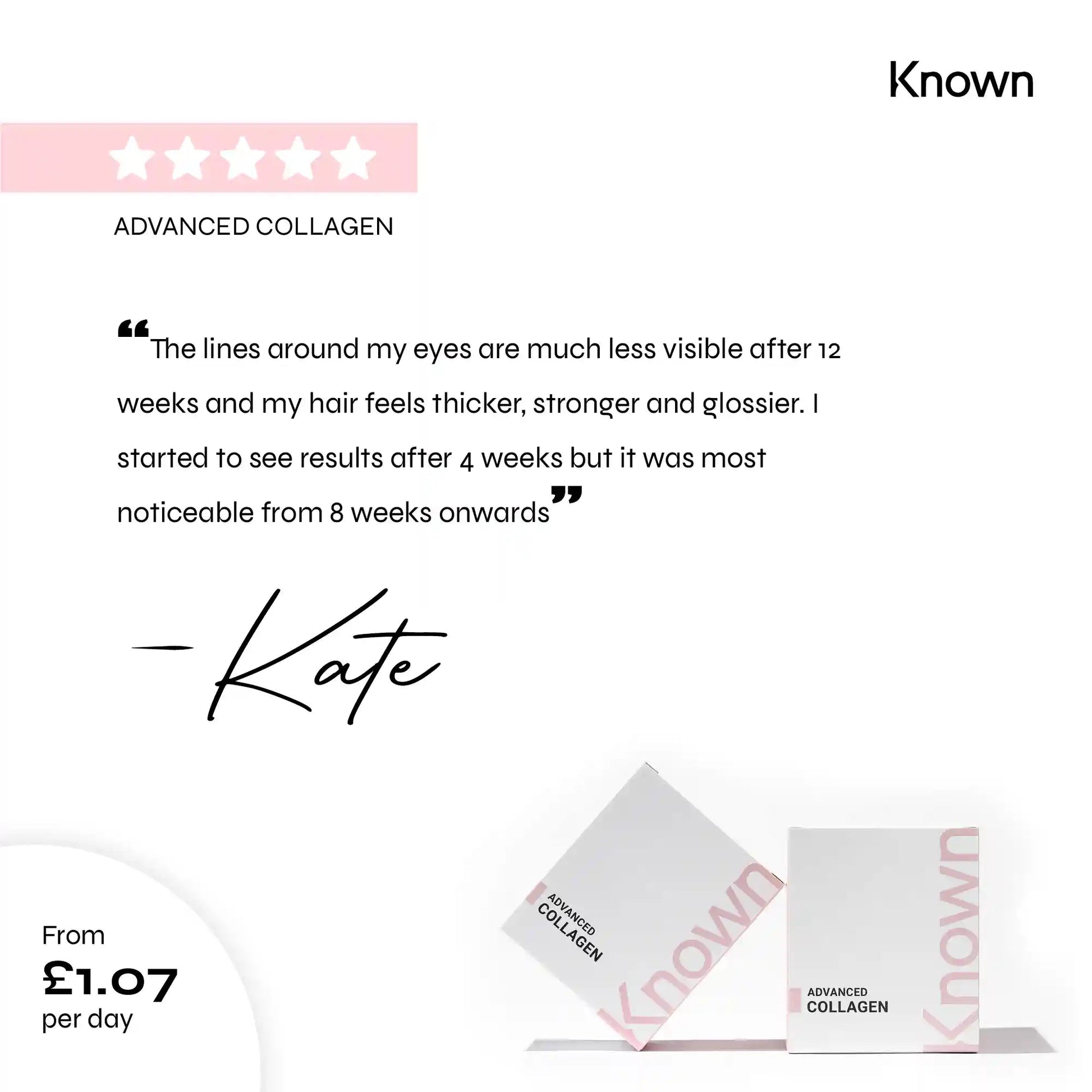 Known Nutrition Collagen Known Nutrition Advanced Collagen Supplement | 14 Sachets