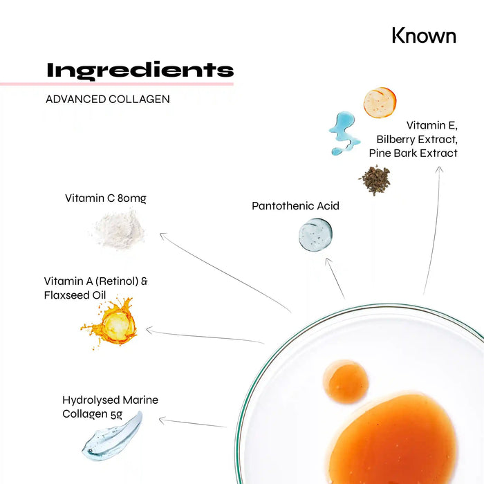 Known Nutrition Collagen Known Nutrition Advanced Collagen Supplement | 14 Sachets