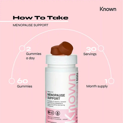 Known Nutrition Female Fit Known Nutrition Menopause Support Gummies | 60 Gummies