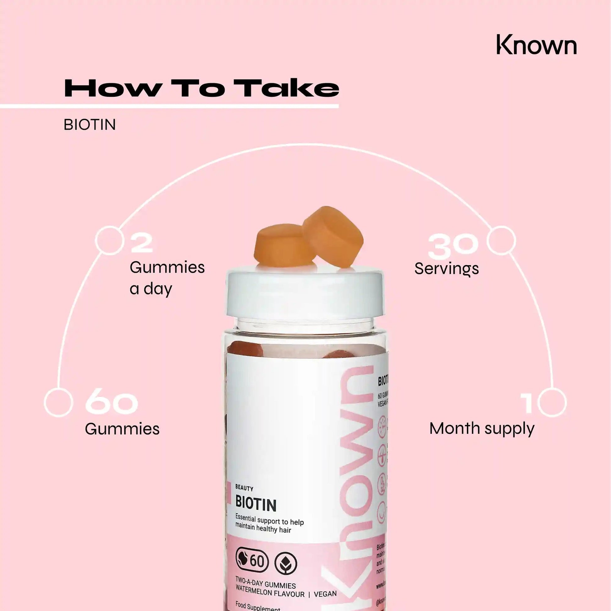 Known Nutrition Gummies Known Nutrition Biotin | 60 Gummies