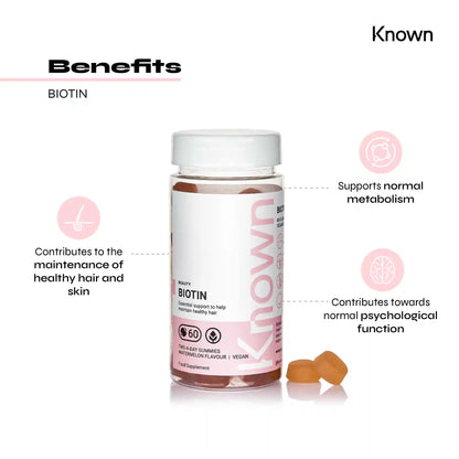 Known Nutrition Gummies Known Nutrition Biotin | 60 Gummies