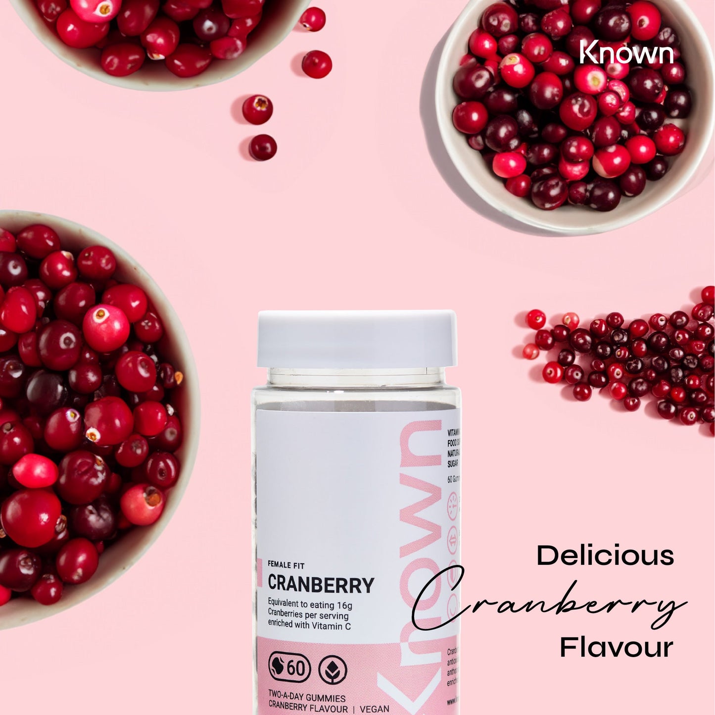 Known Nutrition Gummies Known Nutrition Cranberry | 60 Gummies