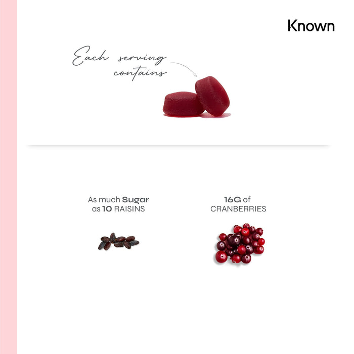 Known Nutrition Gummies Known Nutrition Cranberry | 60 Gummies