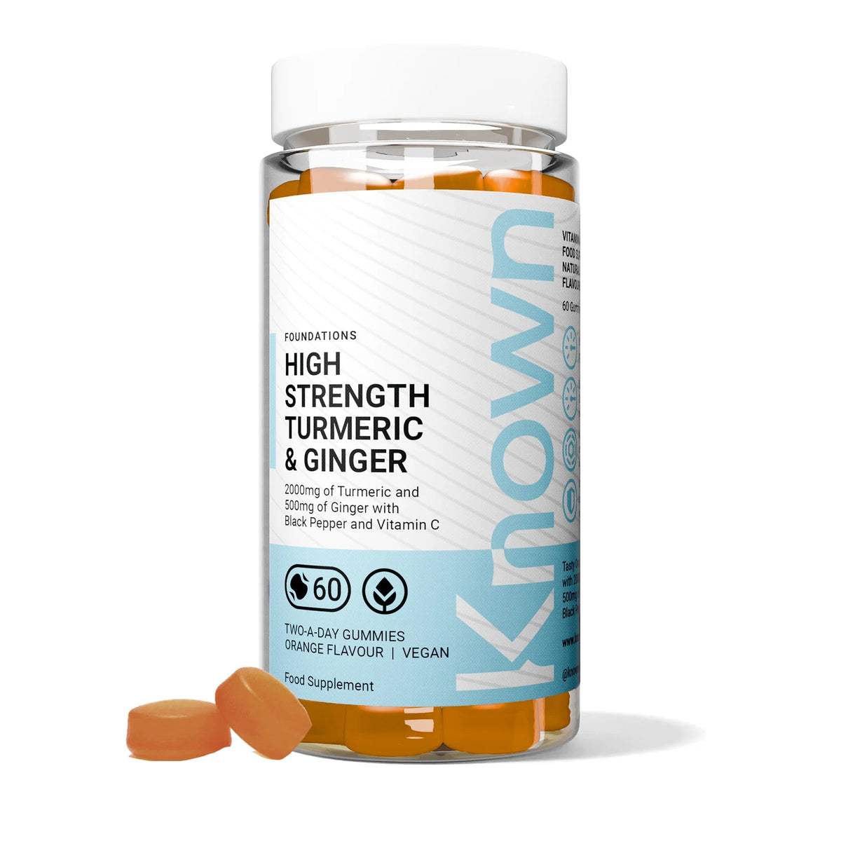 High Strength Turmeric & Ginger 60 Gummies