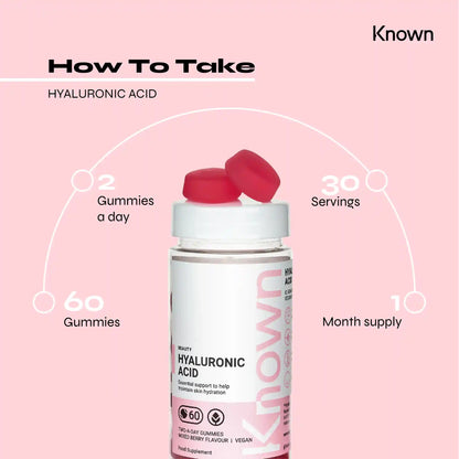 Known Nutrition Gummies Known Nutrition Hyaluronic Acid | 60 Gummies