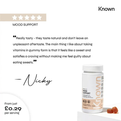 Known Nutrition Gummies Known Nutrition Mood Support | 60 Gummies