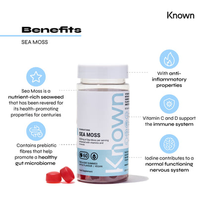 Known Nutrition Gummies Known Nutrition Sea Moss | 60 Gummies