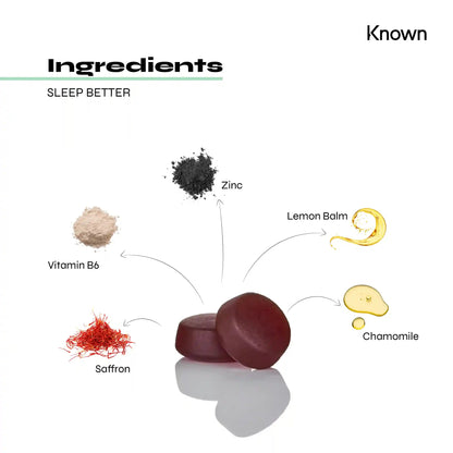 Known Nutrition Gummies Known Nutrition Sleep Better Gummies | 60 Gummies