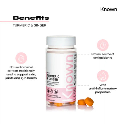 Known Nutrition Gummies Known Nutrition Turmeric & Ginger | 60 Gummies