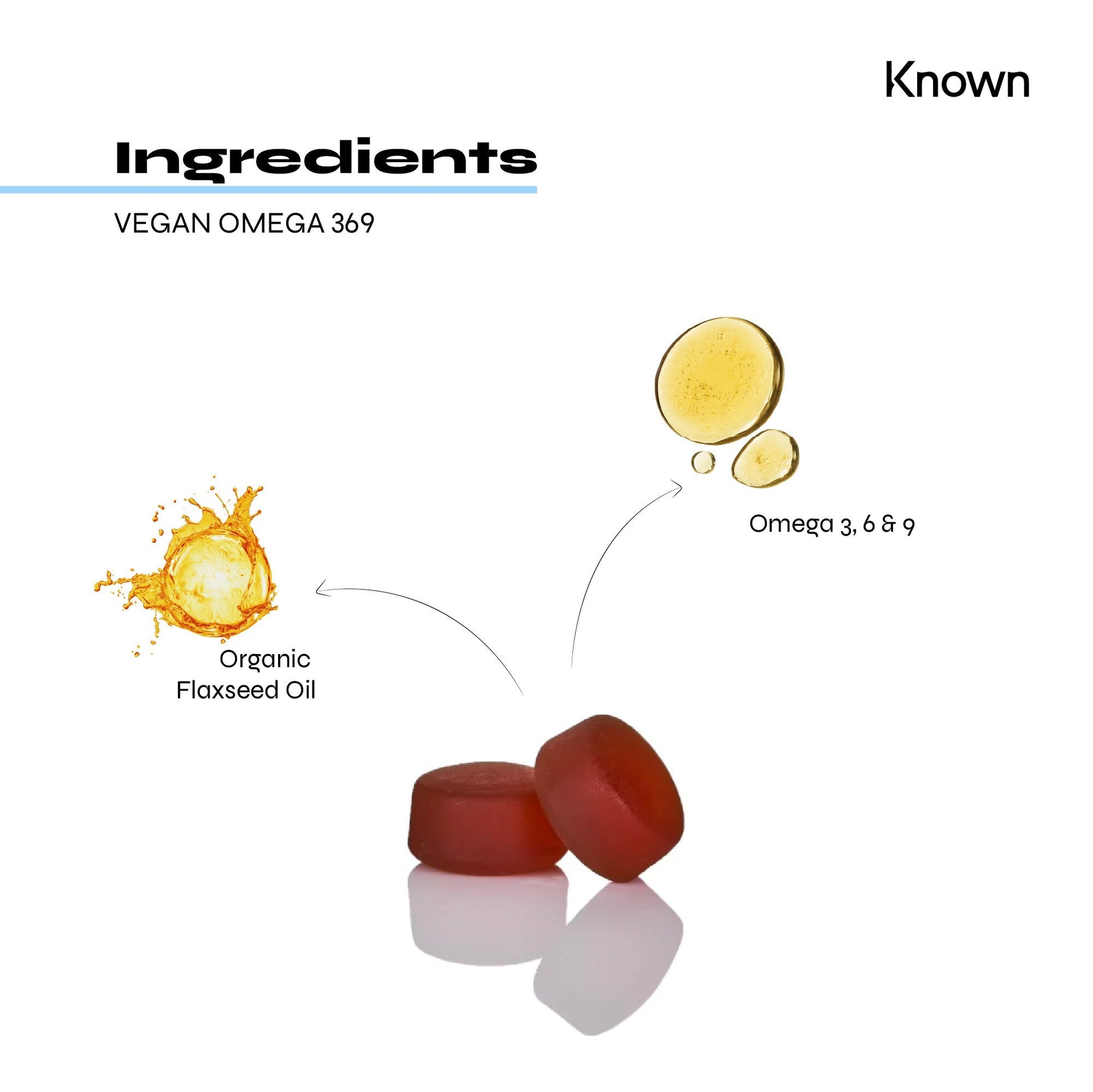 Known Nutrition Gummies Known Nutrition Vegan Omega 369 | 60 Gummies