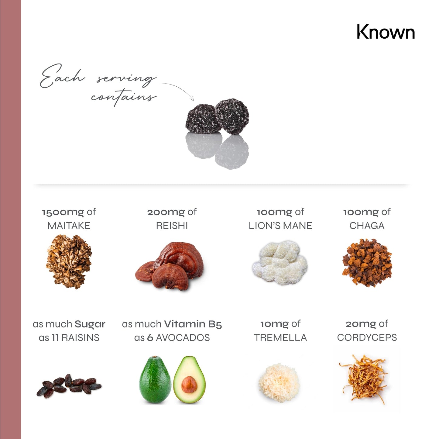 Known Nutrition Gummy Known Nutrition Multi Mushroom Complex Gummies