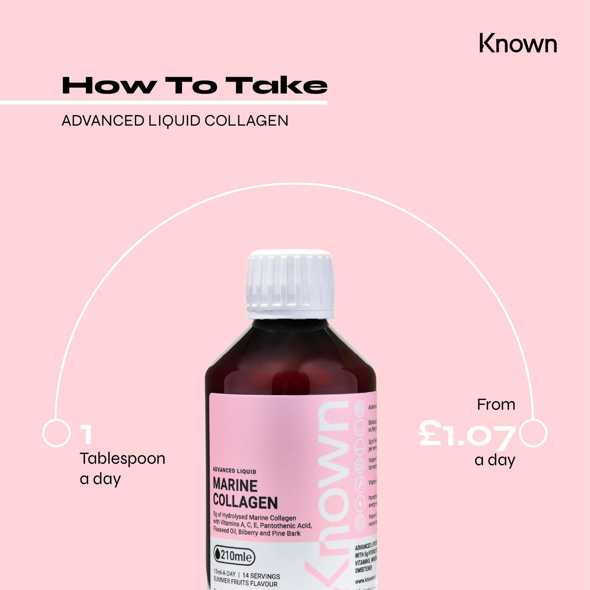 Known Nutrition Known Nutrition Advanced Marine Liquid Collagen | 210ml