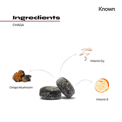 Known Nutrition Known Nutrition Chaga Mushroom Vegan Gummies