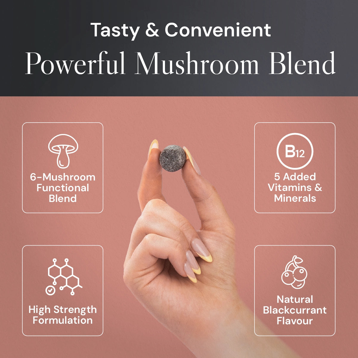 Known Nutrition Known Nutrition High Strength Multi Mushrooms Gummies | 60 Gummies