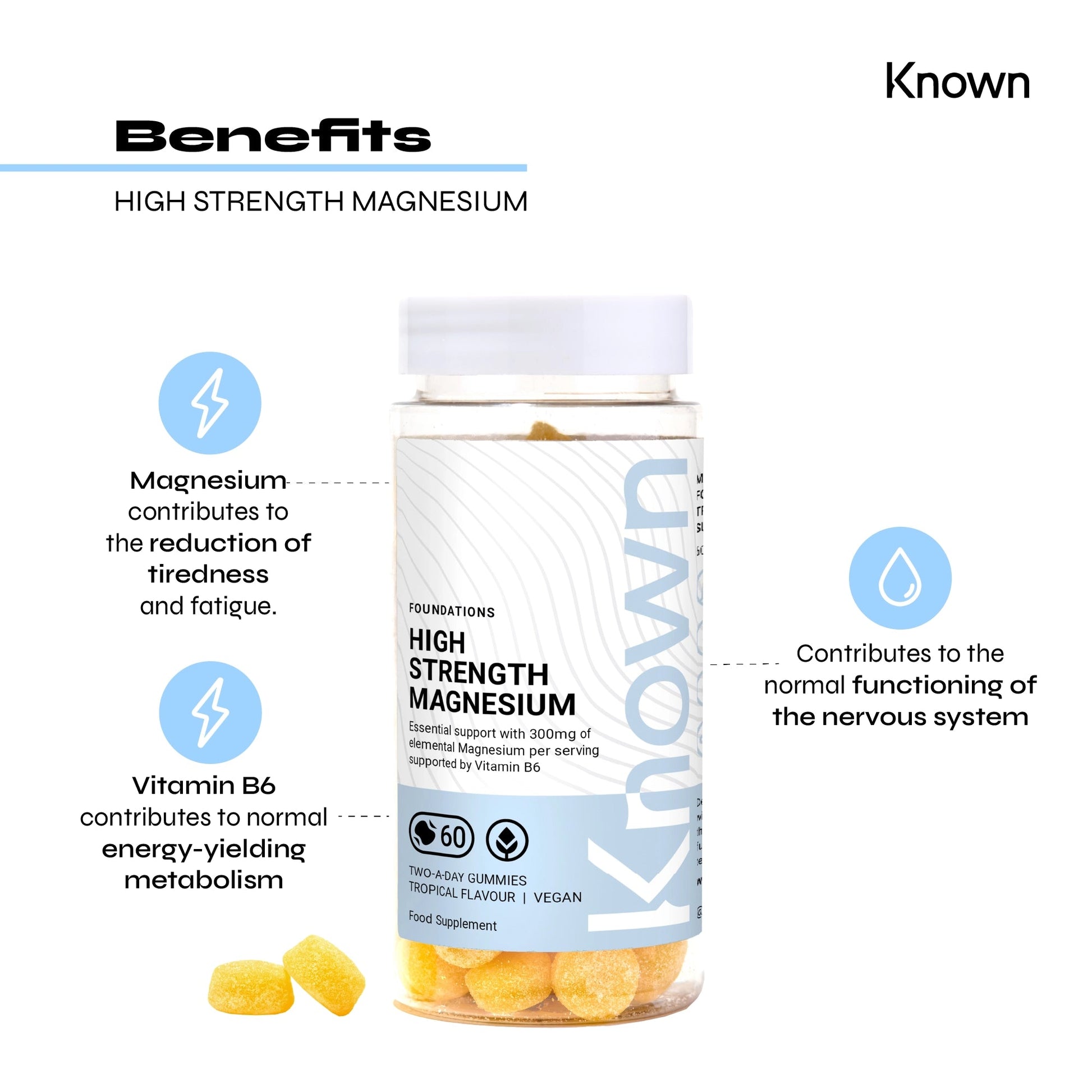 Known Nutrition Known Nutrition Magnesium Vegan Gummies