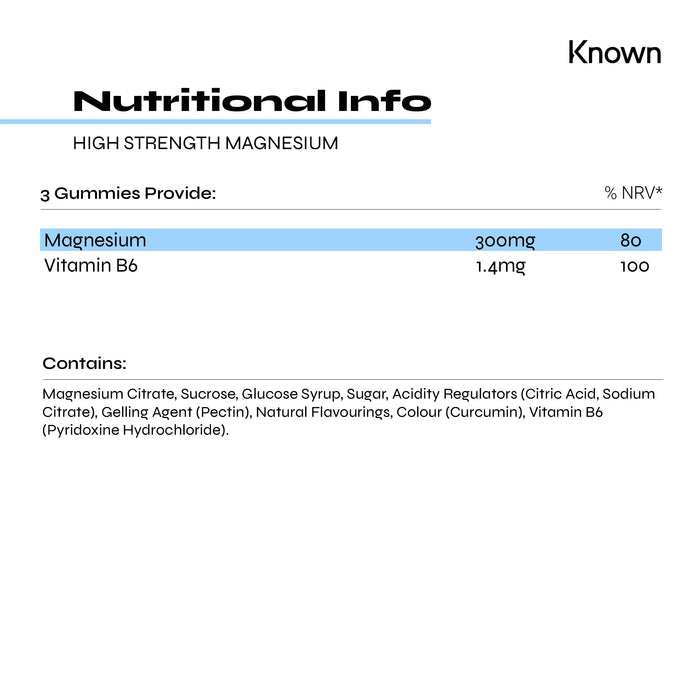 Known Nutrition Known Nutrition Magnesium Vegan Gummies