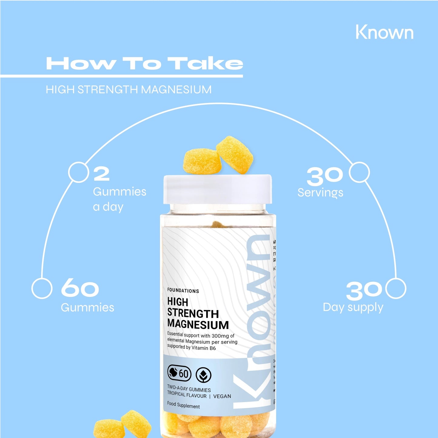 Known Nutrition Known Nutrition Magnesium Vegan Gummies